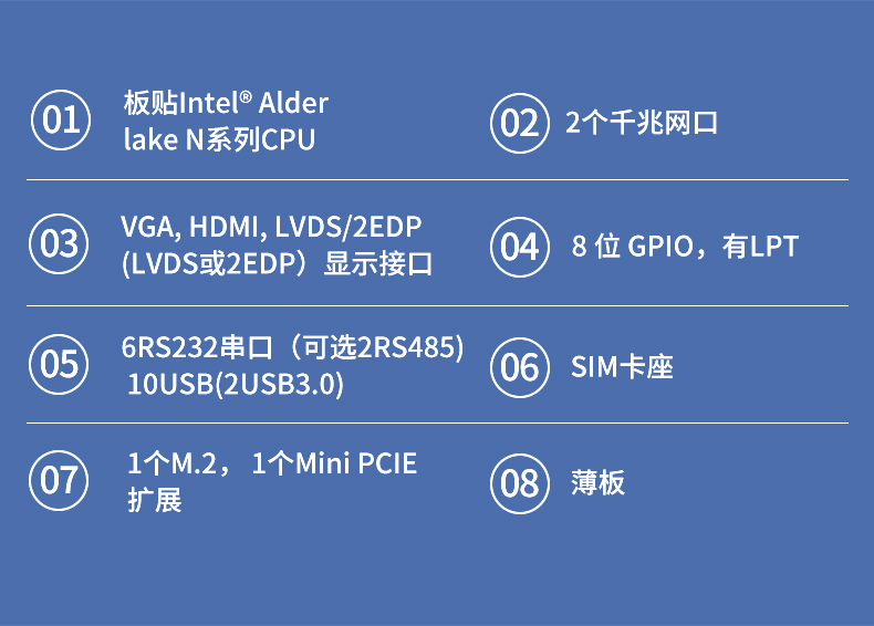 Mini ITX薄型工业主板 ITX-AN10DL26A