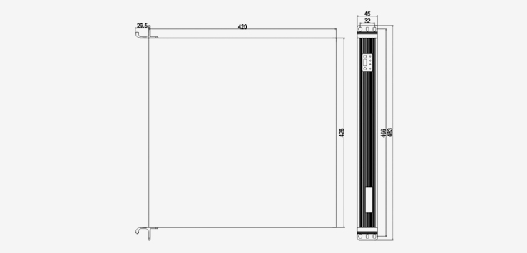 19”标准上架1U工控机安装图