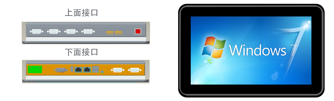 10.1寸宽屏电容触摸无风扇工业平板电脑 IPPC-1001FL