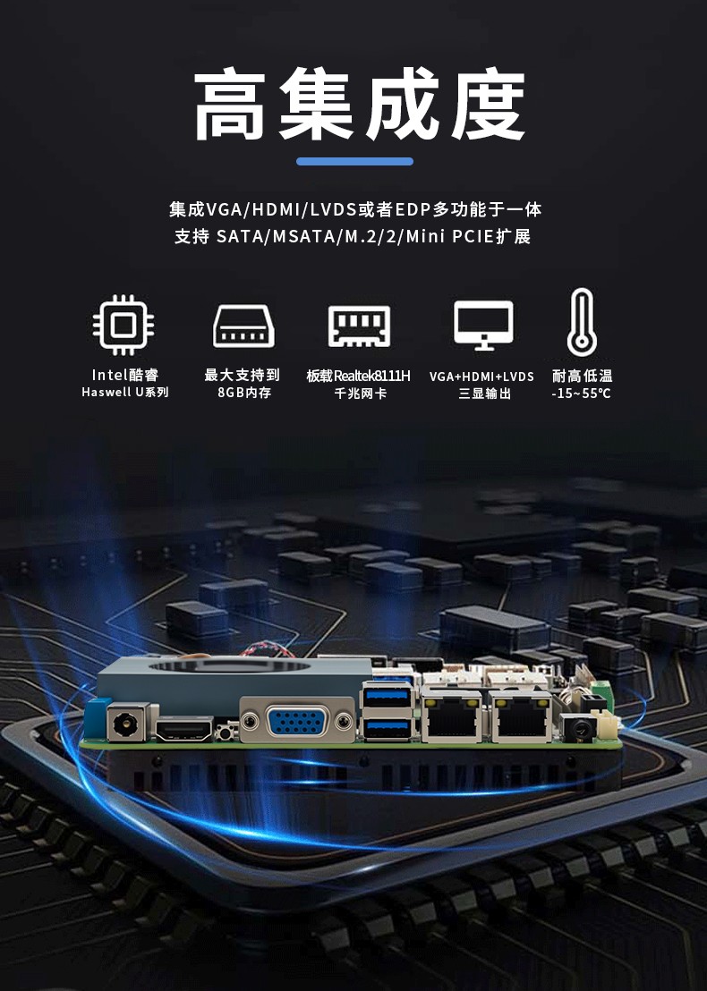 3.5寸嵌入式主板 ES3-HB45DL268 